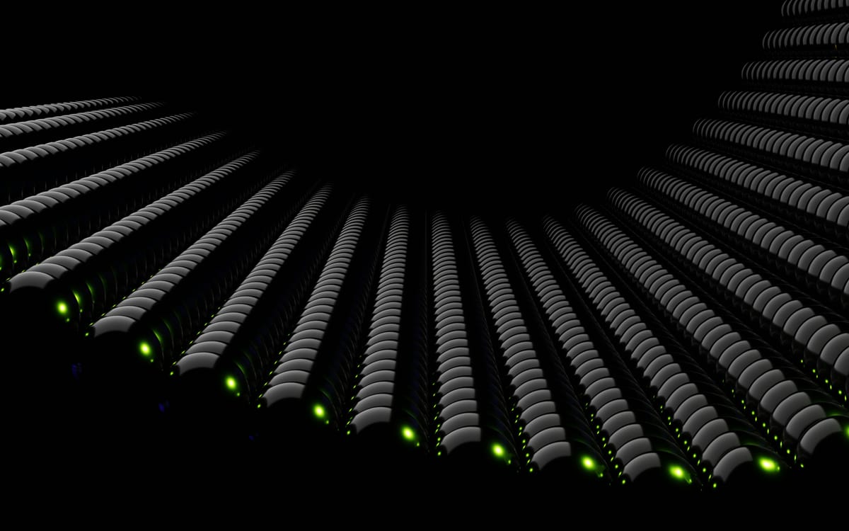 Abstract illustration of data center